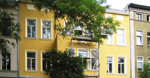 Energieeffiziente Sanierung eines Mehrfamilienhauses in Halle/Saale